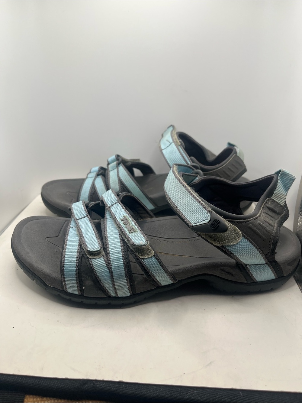 Teva Tirra Women's Sandals Size 7 Blue Gray Strappy Hiking Water Sport 4266 - Picture 3 of 8